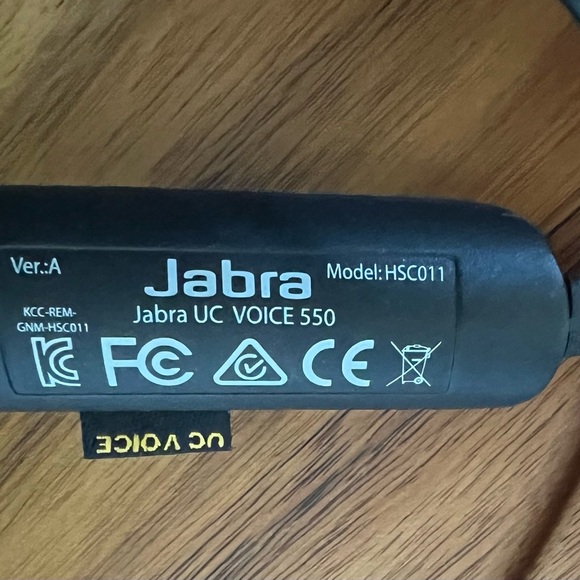 Jabra UC Voice 550 MS Mono Black
Duo Wired Headset HSCOll - Picture 5 of 5